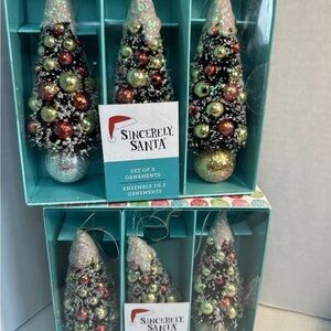 Holiday Tree Ornaments - Set of 2